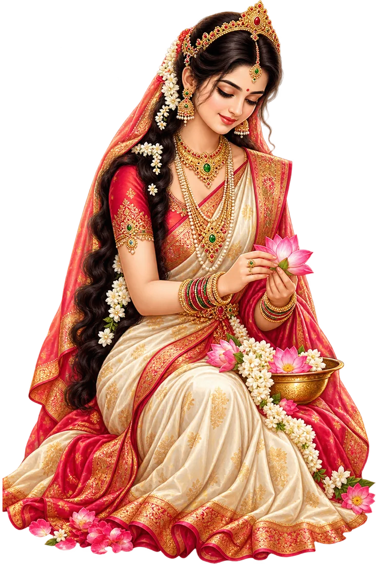 Illustration of Goddess Sita